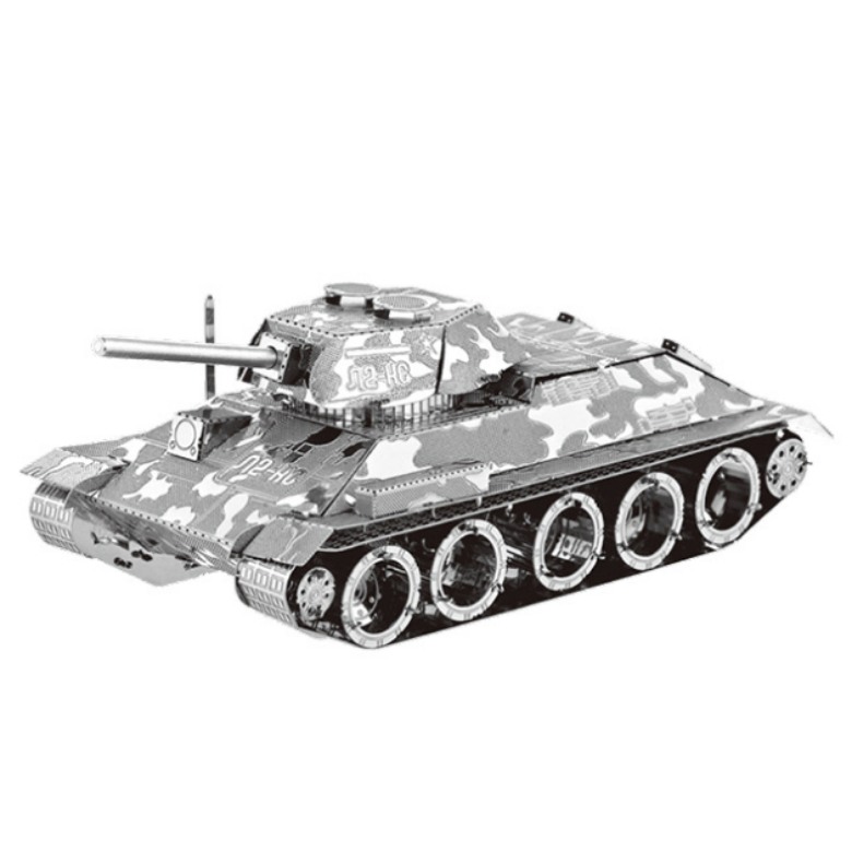 Mini DIY 3D Nanometal Model 3D Tank T34