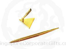 Exclusive Gold Plated Pen Holder with Pen -5