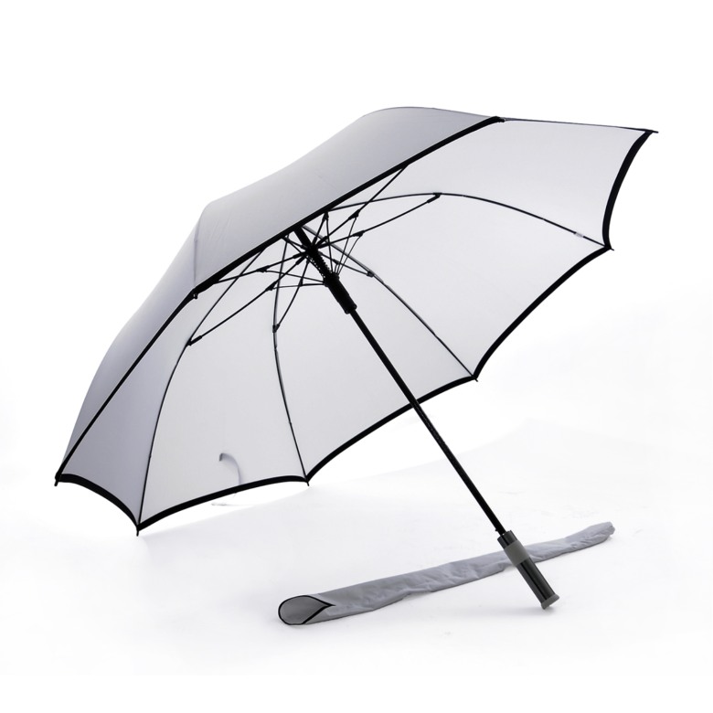 Solid Colour, Auto Open, Windproof Golf Umbrella (30")