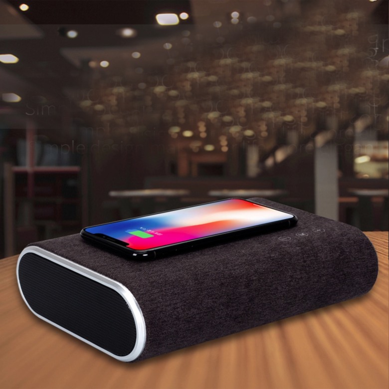 Wireless Charger with Stereo Bluetooth SpeakerSpeaker