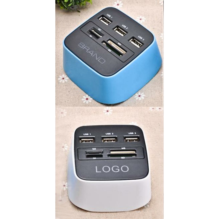Combo USB Hub with Mulit-Card Reader 2