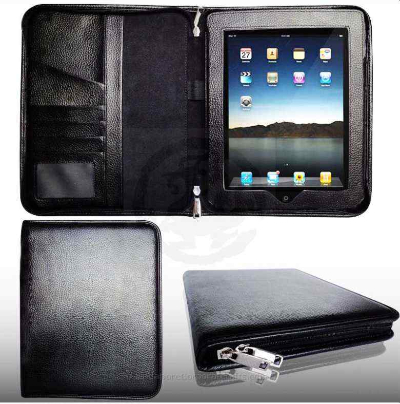 Exclusive iPad Holder with Zip