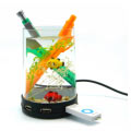 Aquarium Pen Holder with USB Hub