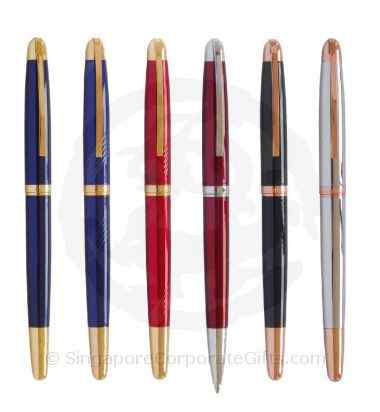 Exclusive Metal Pen with Transparent Finish 602-6-11(Ball,Roller