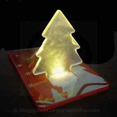 Christmas Tree Credit Card size pocket lamp