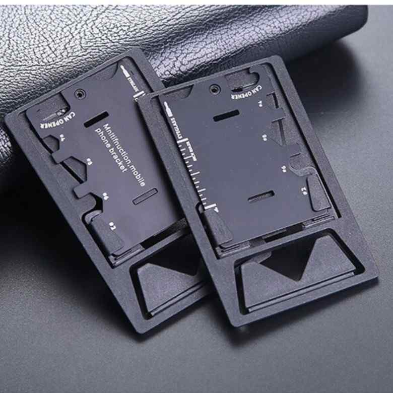 Credit Card Sized Multi-Tool  with Phone Holder