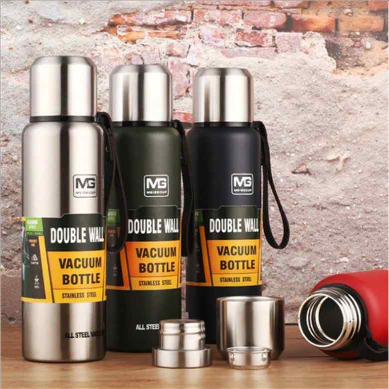 Double Walled Stainless Steel Vacuum Flask [1 litre]