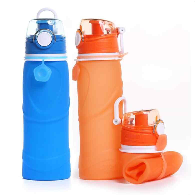 Leak proof Silicon Collapsible Water Bottle  [750ml]
