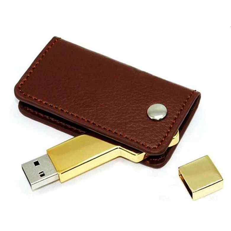 Key Thumbdrive with Leather Holder [8GB]