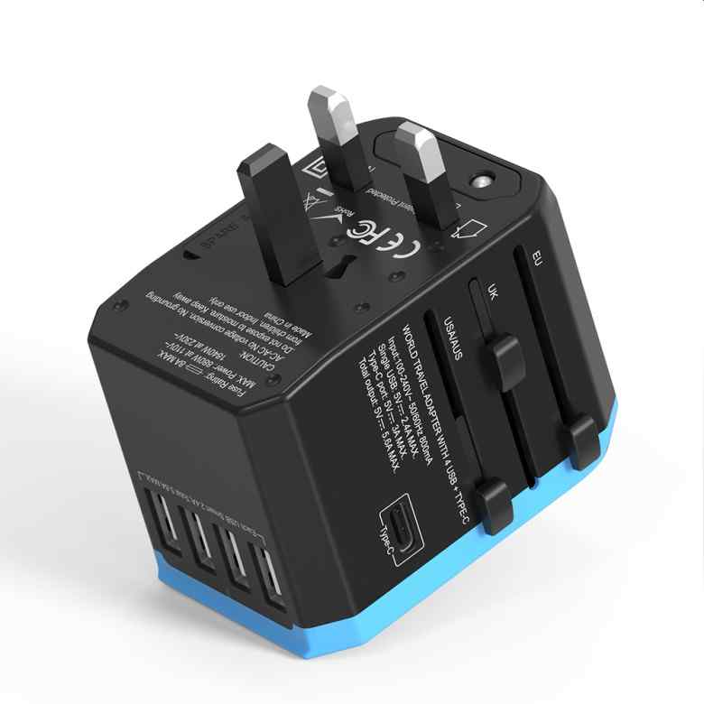 Qualcomm Quick Charge Universal Travel Adaptor 5 USB