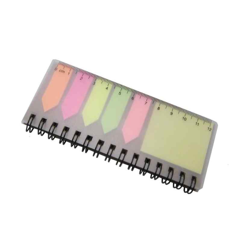 Notebook with Memopad & Ruler