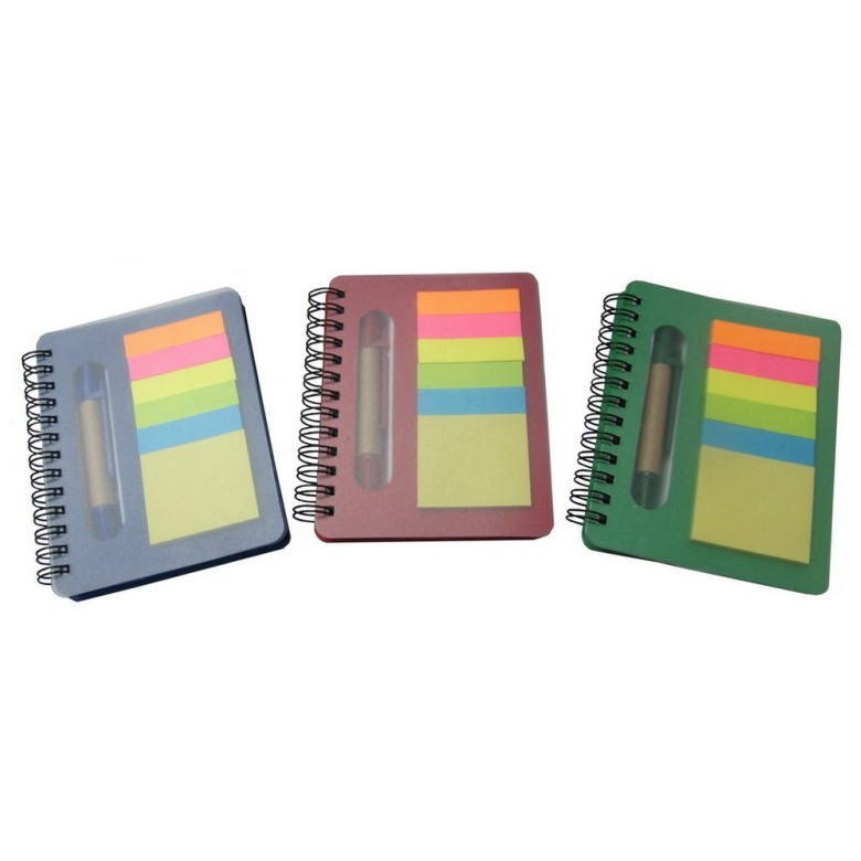 Sticky Memo Pad and Note Book with Pen
