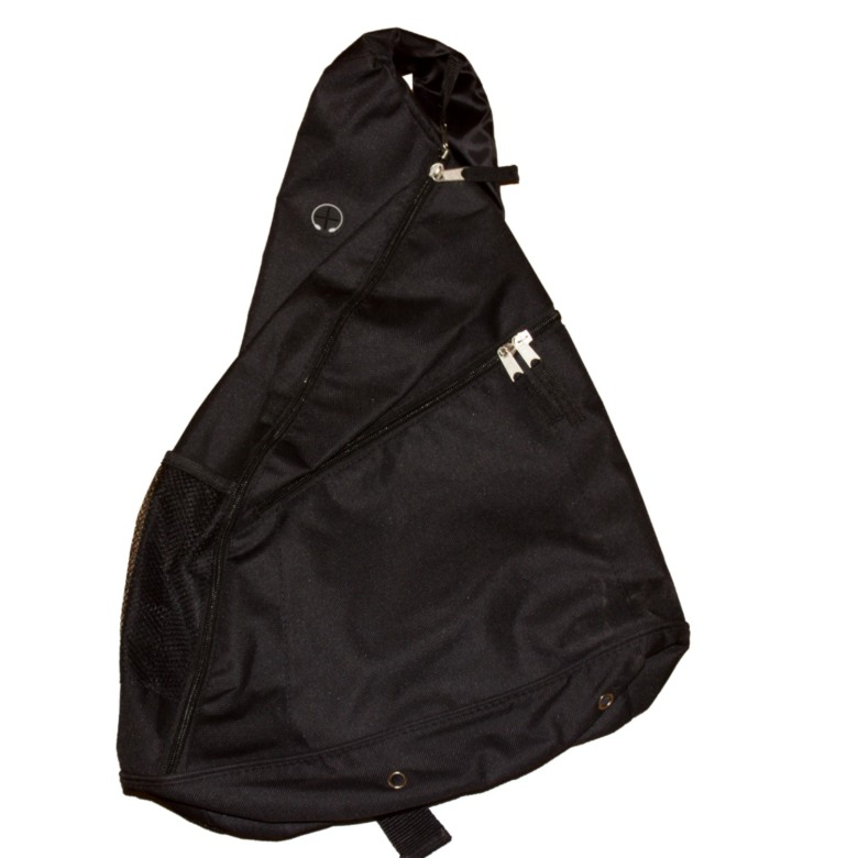 Triangle Sling Bag with 2 zip layer