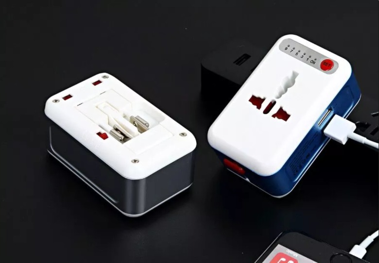 Universal Travel Adaptor with 2 USB and Timer