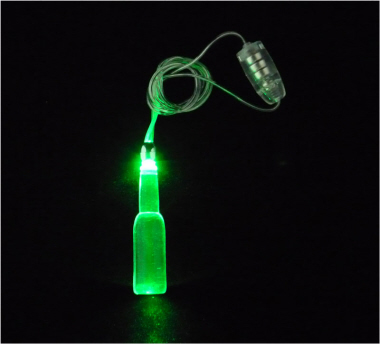 Flashing Bottle Necklace