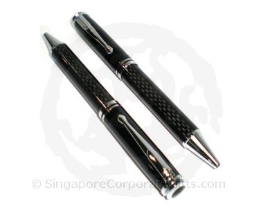 Black Metal Carbon ballpen