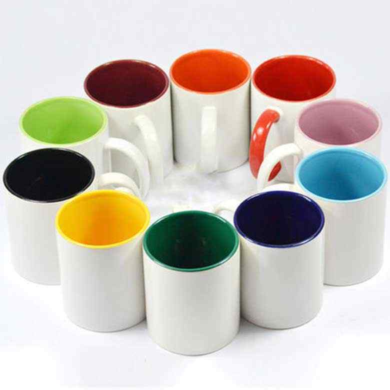 Dual Colour Ceramic Mug