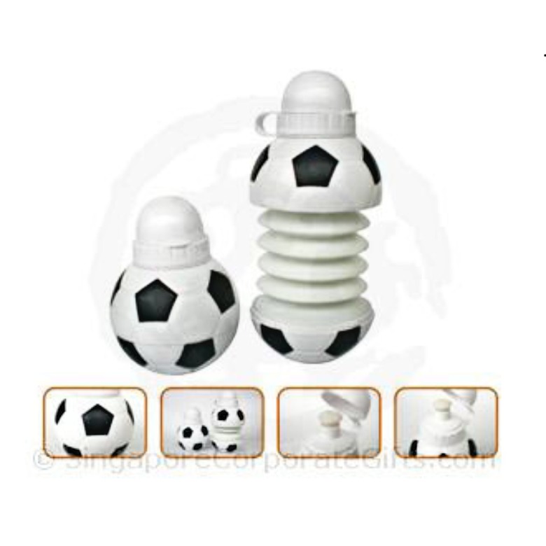 Soccer collapsible bottle